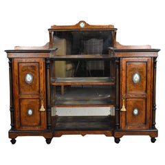 Antique Victorian Burr Walnut Sideboard