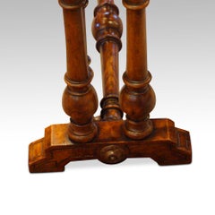 Victorian Burr Walnut Small Sutherland Table