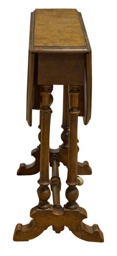Victorian Burr-Walnut Sutherland Table, circa 1880
