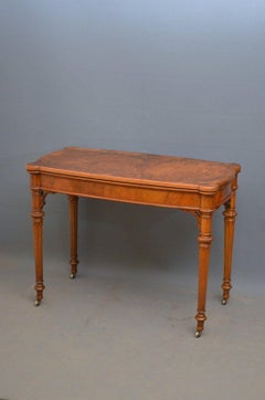 Victorian Burr Walnut Table