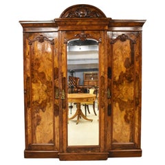Victorian Burr Walnut Wardrobe