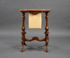 Victorian Burr Walnut Work Table