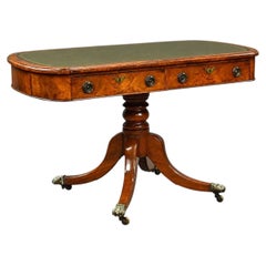 Victorian Burr Walnut Writing Table
