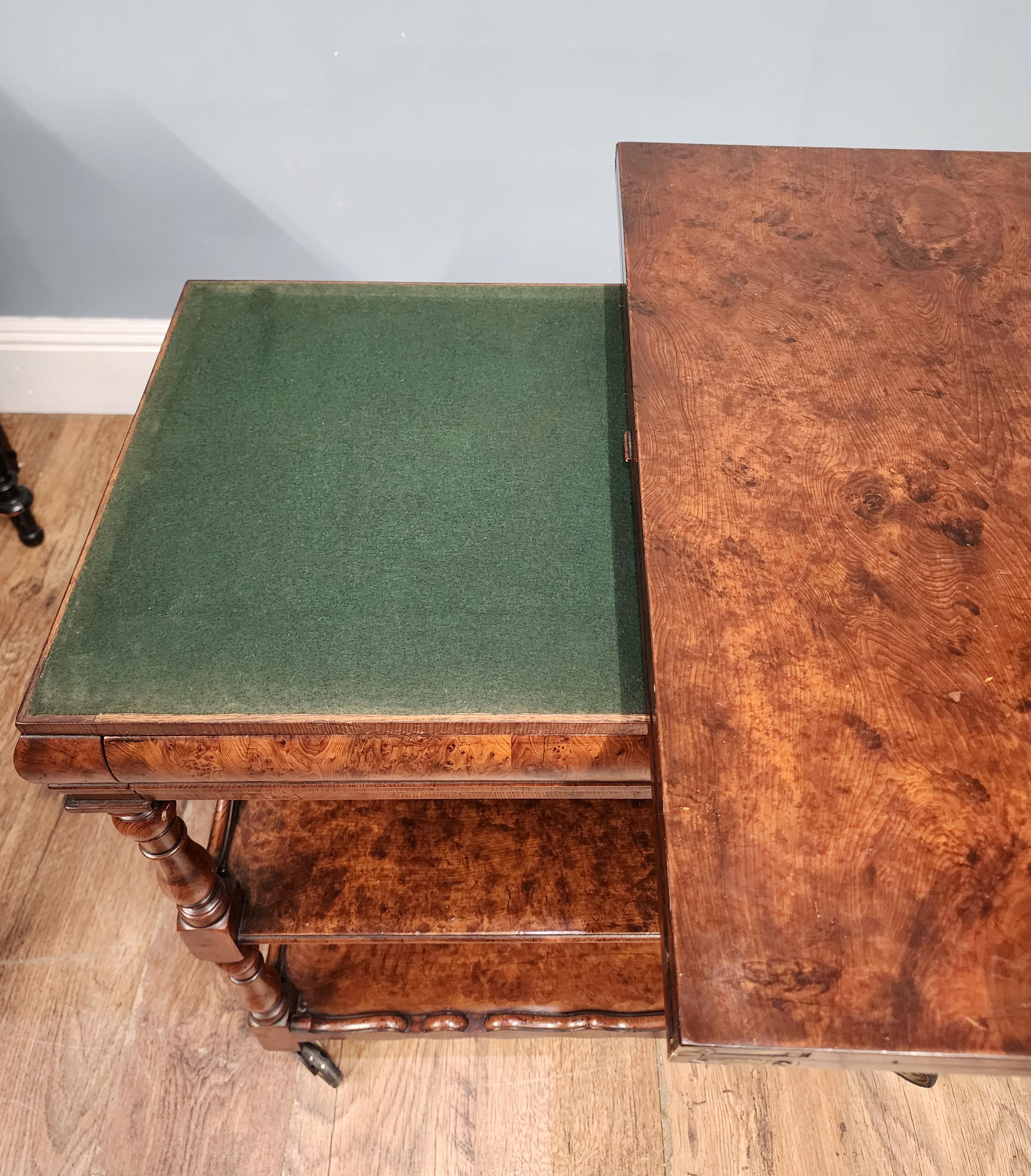 Victorian Butlers Trolley Whatnot Bookshelf 1890 For Sale 7