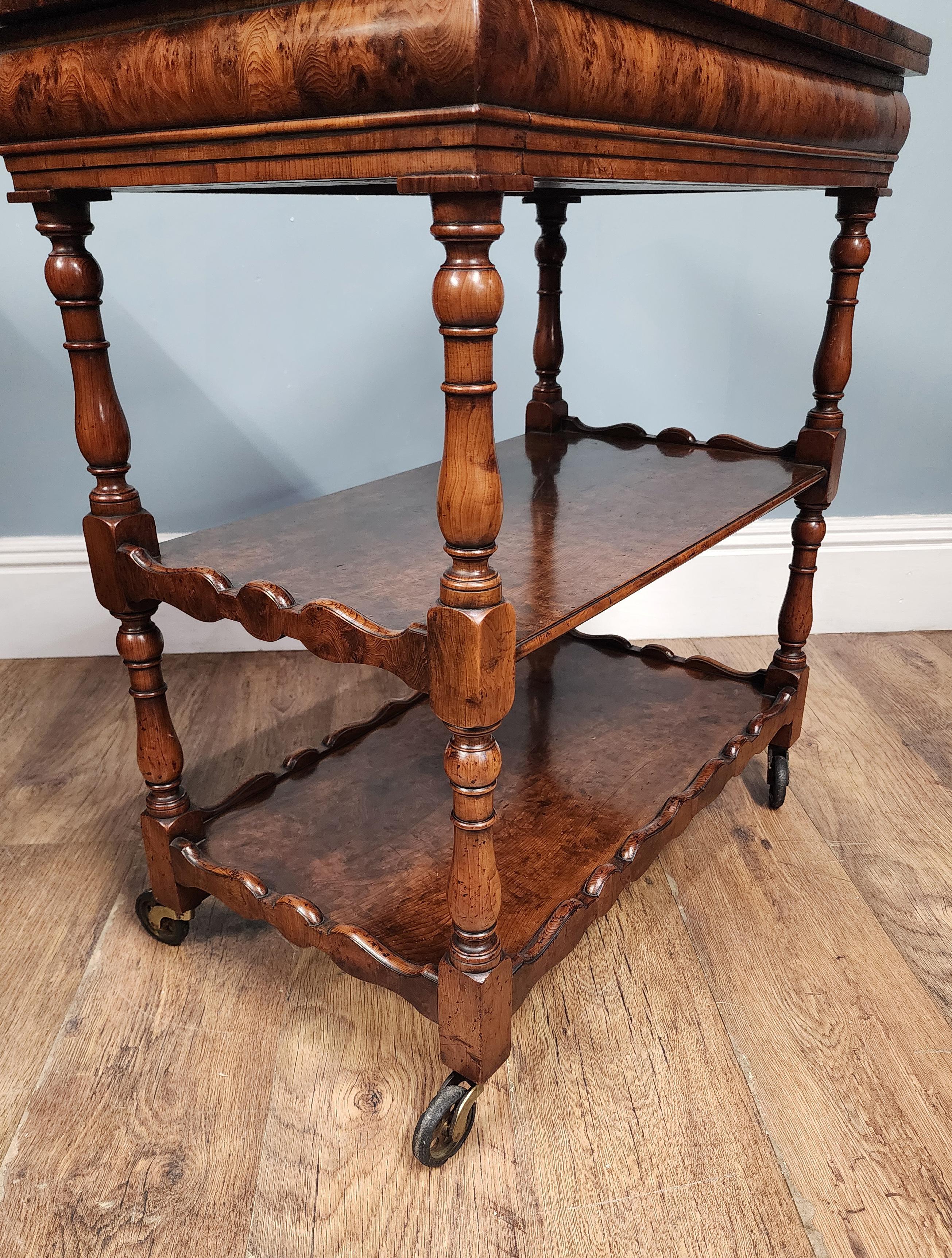 Victorian Butlers Trolley Whatnot Bookshelf 1890 For Sale 1