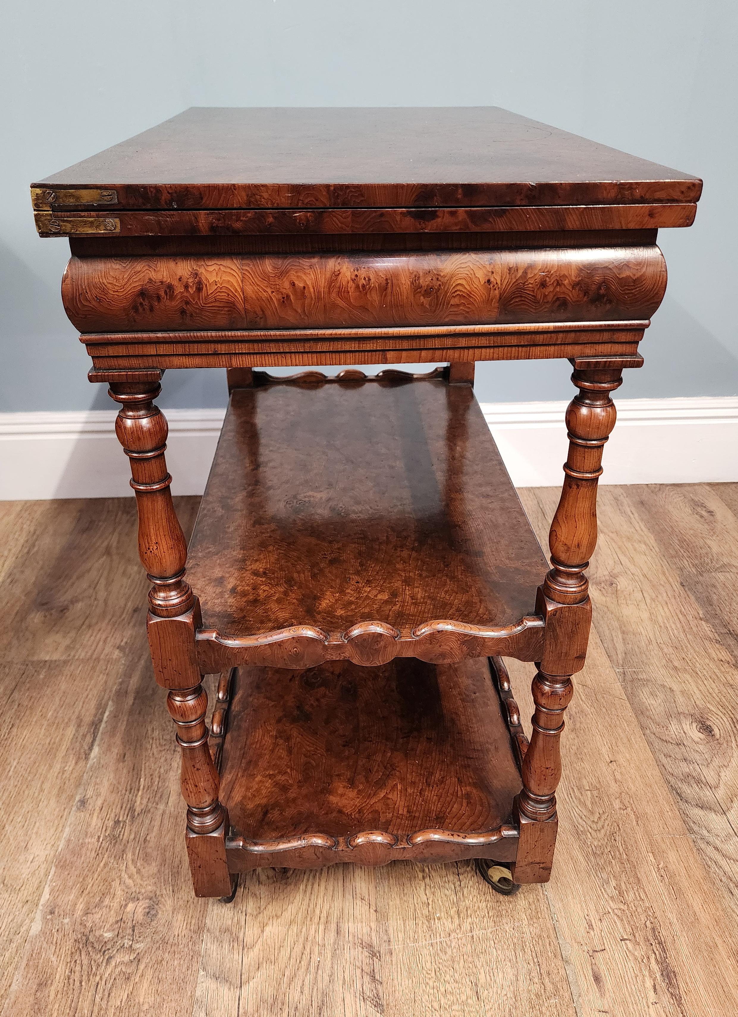 Victorian Butlers Trolley Whatnot Bookshelf 1890 For Sale 2