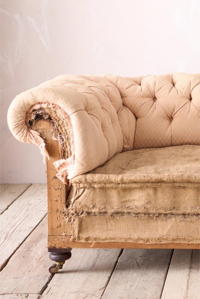 This is a very elegant English buttoned back chesterfield sofa. This is of smaller than average proportions making it a very versatile sofa to be used in various rooms around your home. End of a bed or in the heart of the living room it works. Great