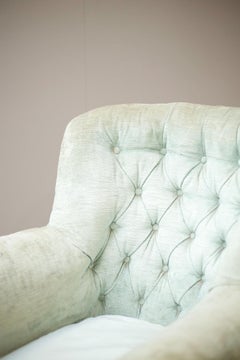 Victorian Buttoned Back Tub Chair by Cornelius v Smith