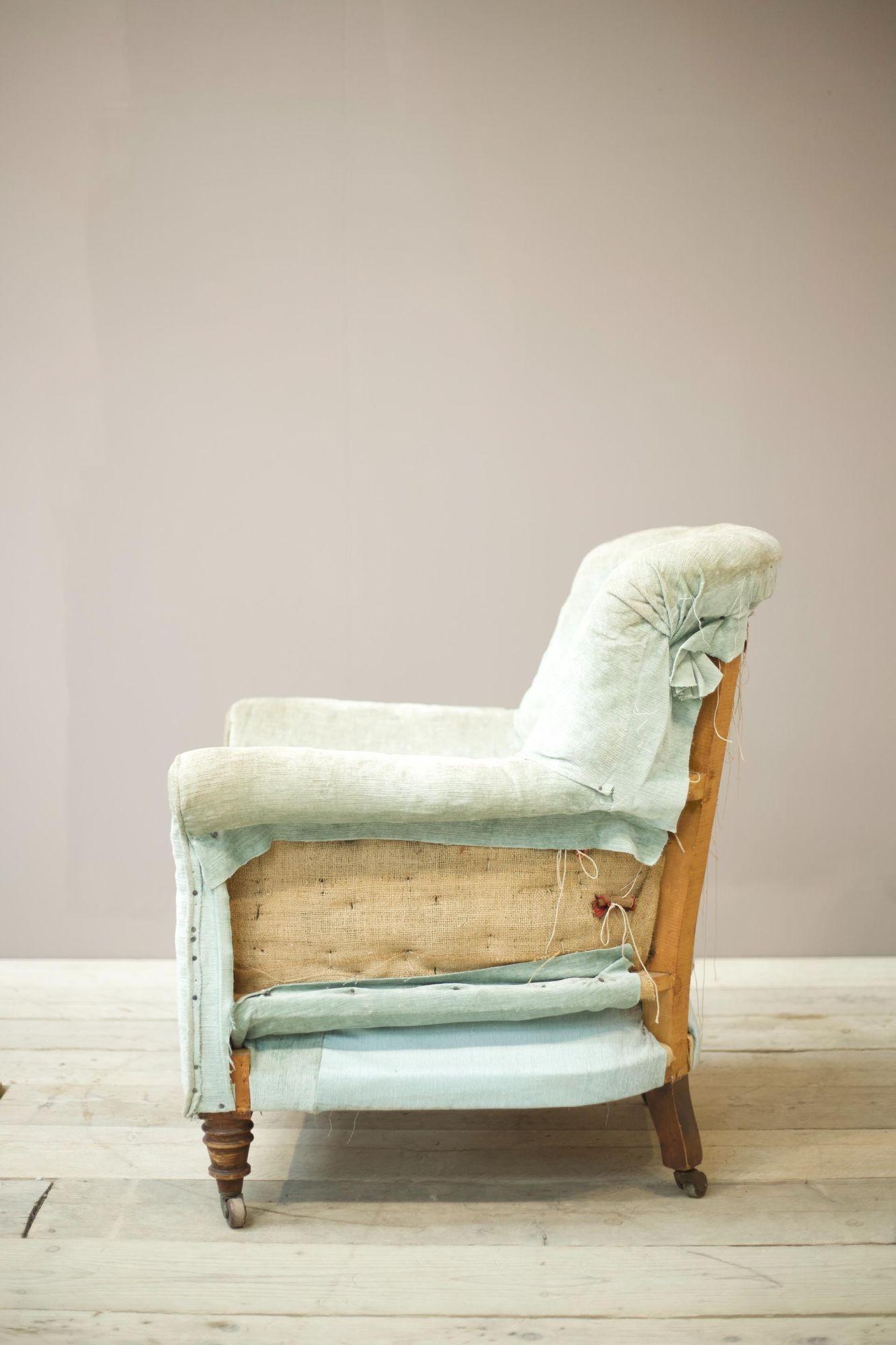 19th Century Victorian Buttoned Back Tub Chair by Cornelius v Smith