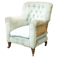 Victorian Buttoned Back Tub Chair by Cornelius v Smith