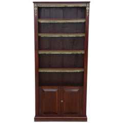 Victorian circa 1890 and Later Tall Adjustable Bookcase