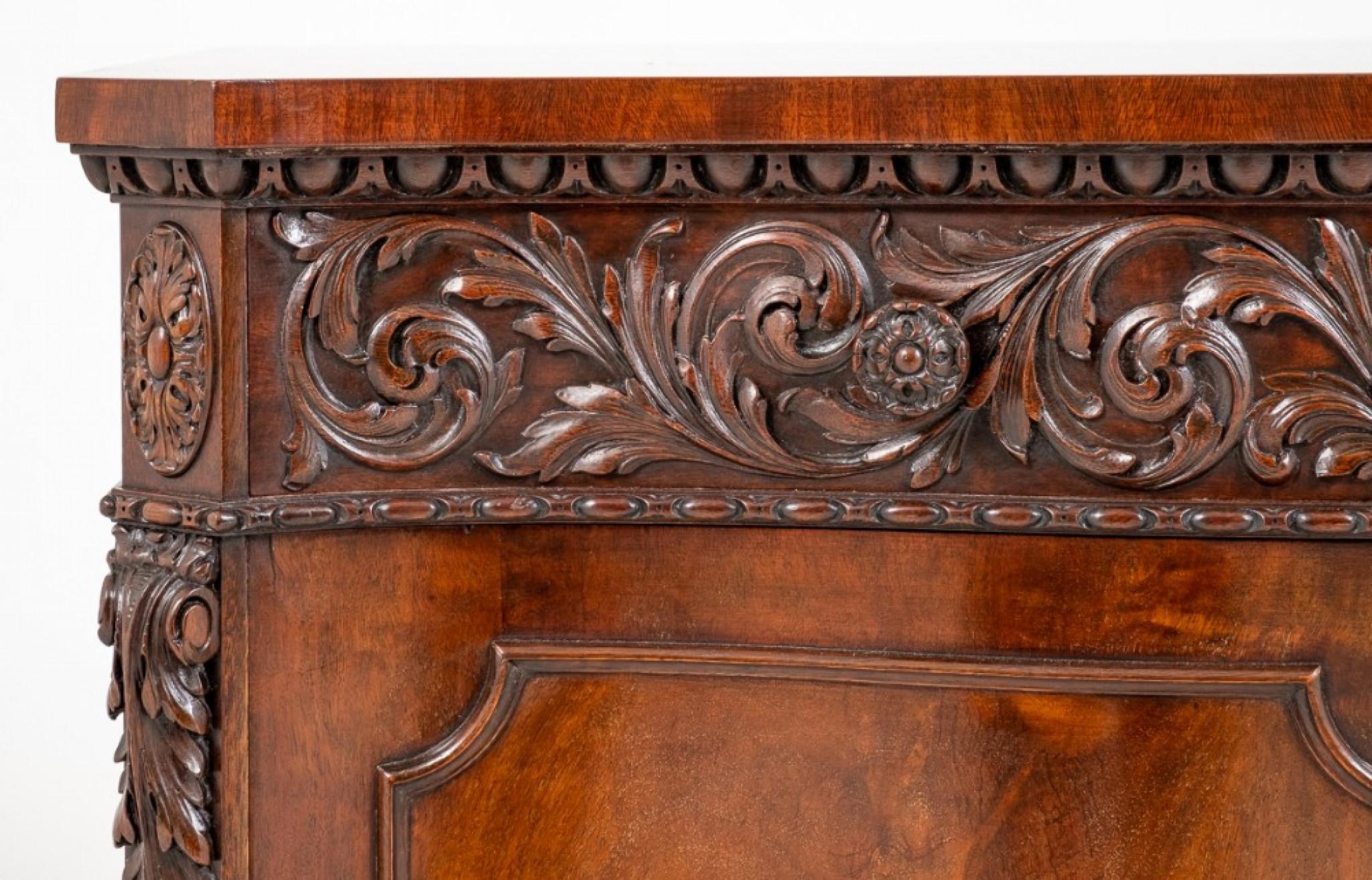 Victorian Cabinet Mahogany Sideboard, 1900 For Sale 1
