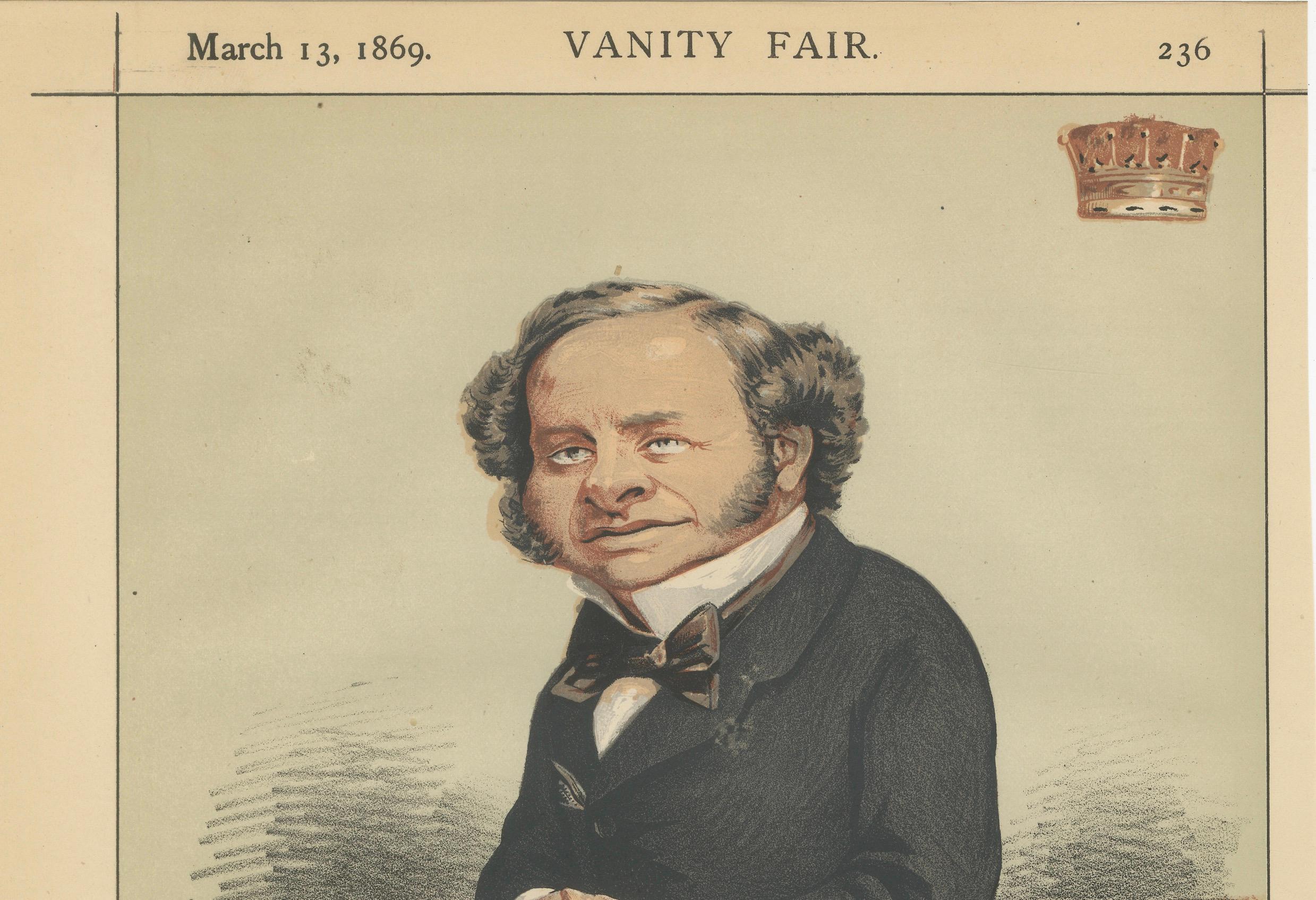 Victorian Cabinet Minister – Vanity Fair Statesmen No. 6, 1869