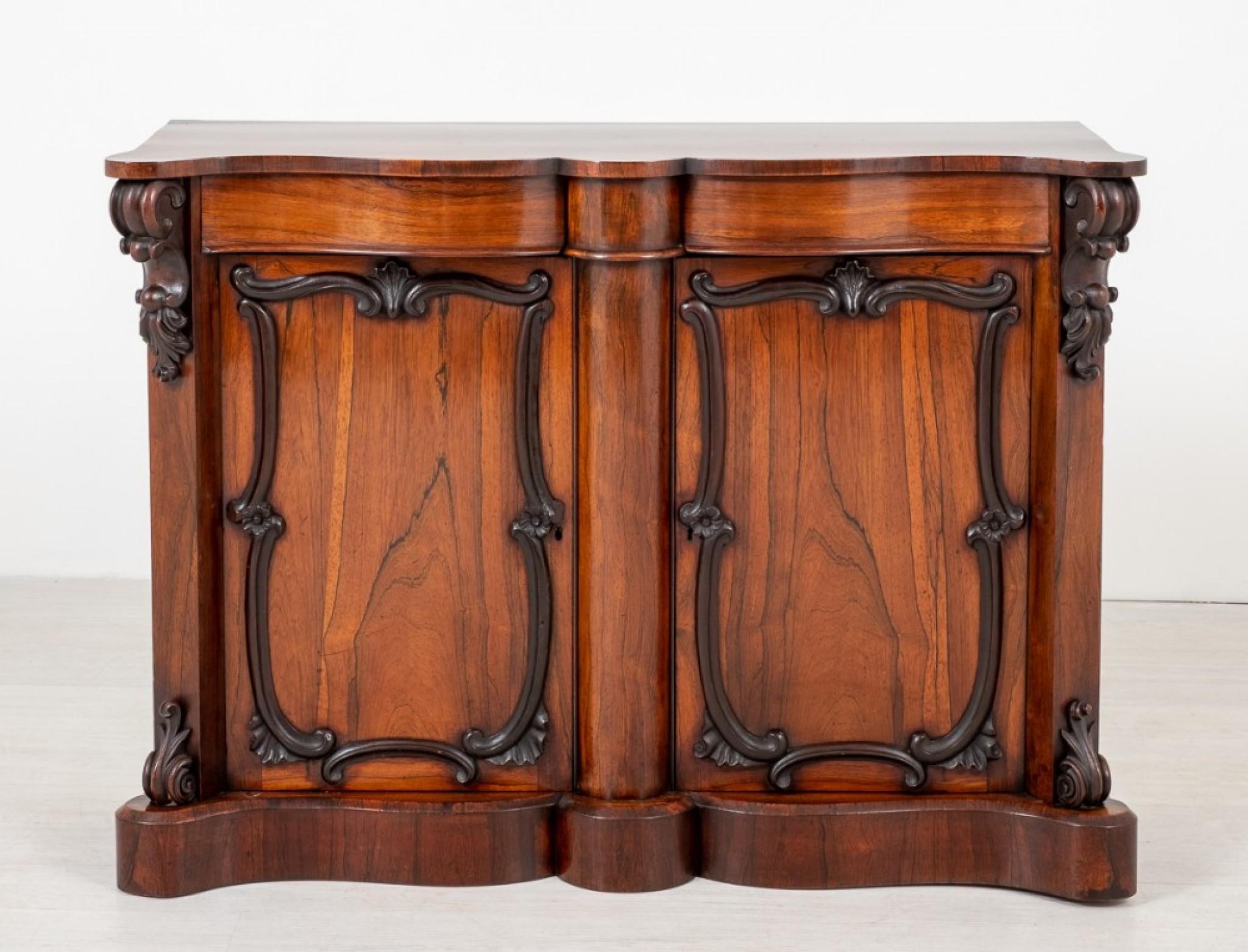 Credenza vittoriana in legno di palissandro, 1860 in vendita 2