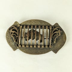 Victorian Caged Tiger Sash Pin