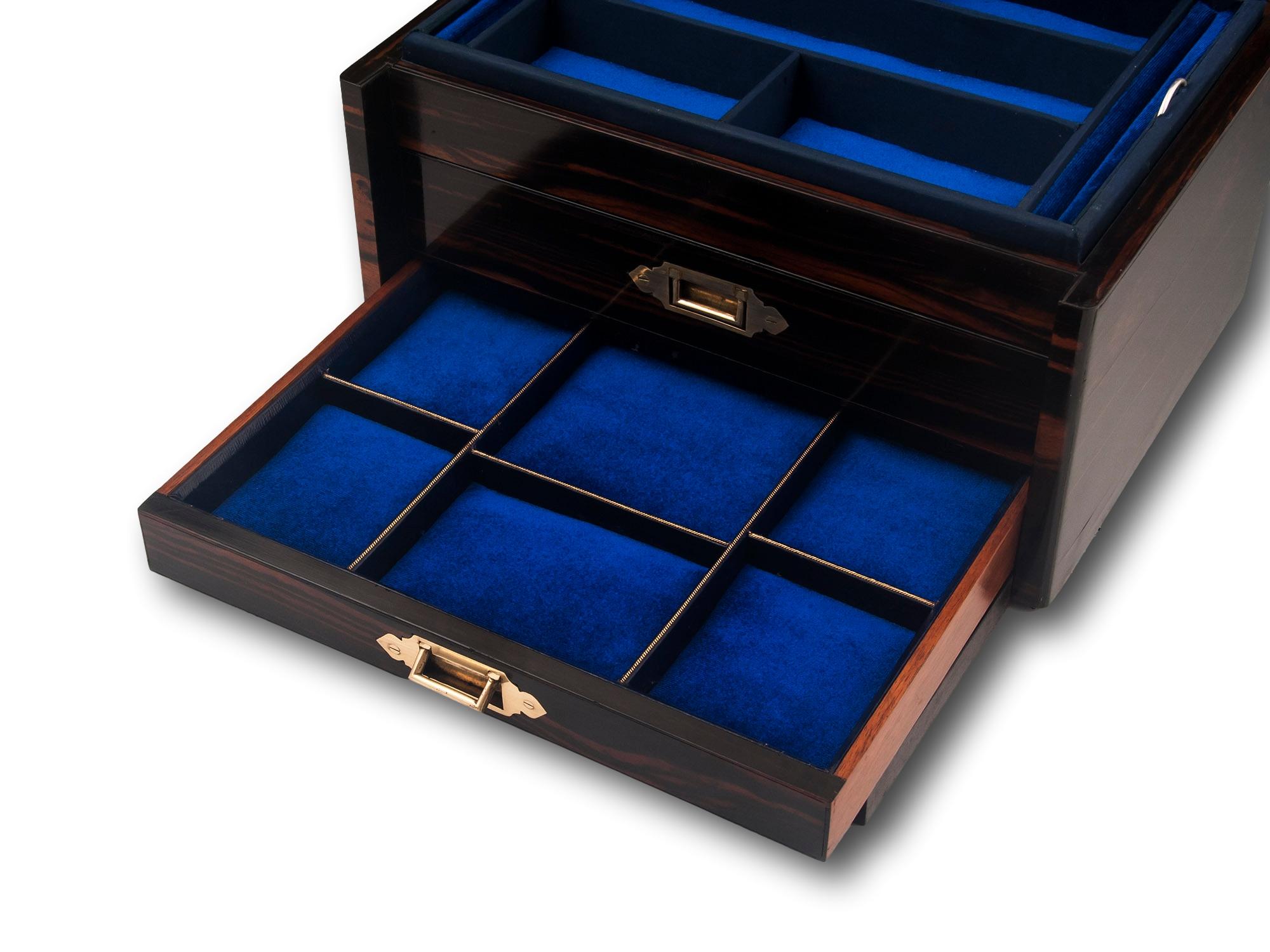 Victorian Calamander Jewellery Box 1