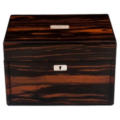Antique Victorian Calamander Jewellery Box