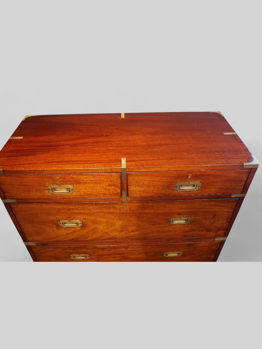 Victorian campaign chest  For Sale 3