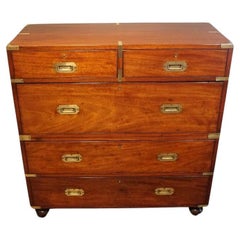 Used Victorian campaign chest 