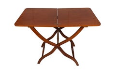 Victorian Mahogany Campaign Map Table