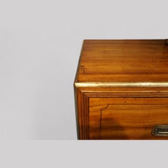 Victorian camphorwood military chest