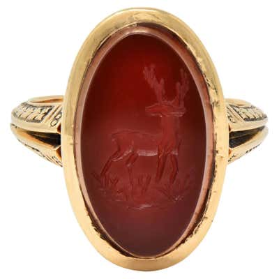 Victorian Signet Rings - 233 For Sale at 1stDibs | mens victorian ...