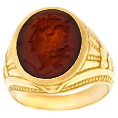 Victorian Carnelian Signet Ring