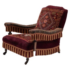 Victorian Carpet Chair, England, circa 1880