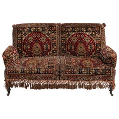Victorian Carpet Sofa, England, circa 1890