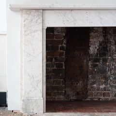 Victorian Carrara Marble Fireplace