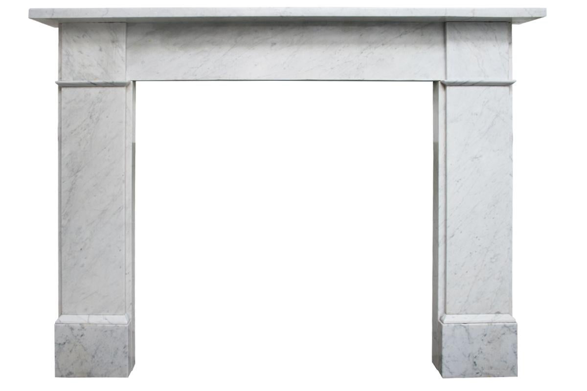Victorian Carrara Marble Fireplace Surround 2