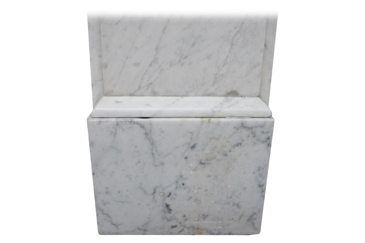 Victorian Carrara Marble Fireplace Surround 3