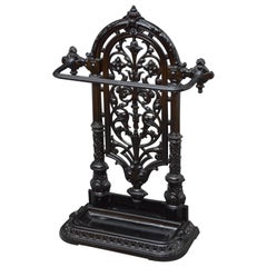 Victorian Carron Cast Iron Umbrella Stand