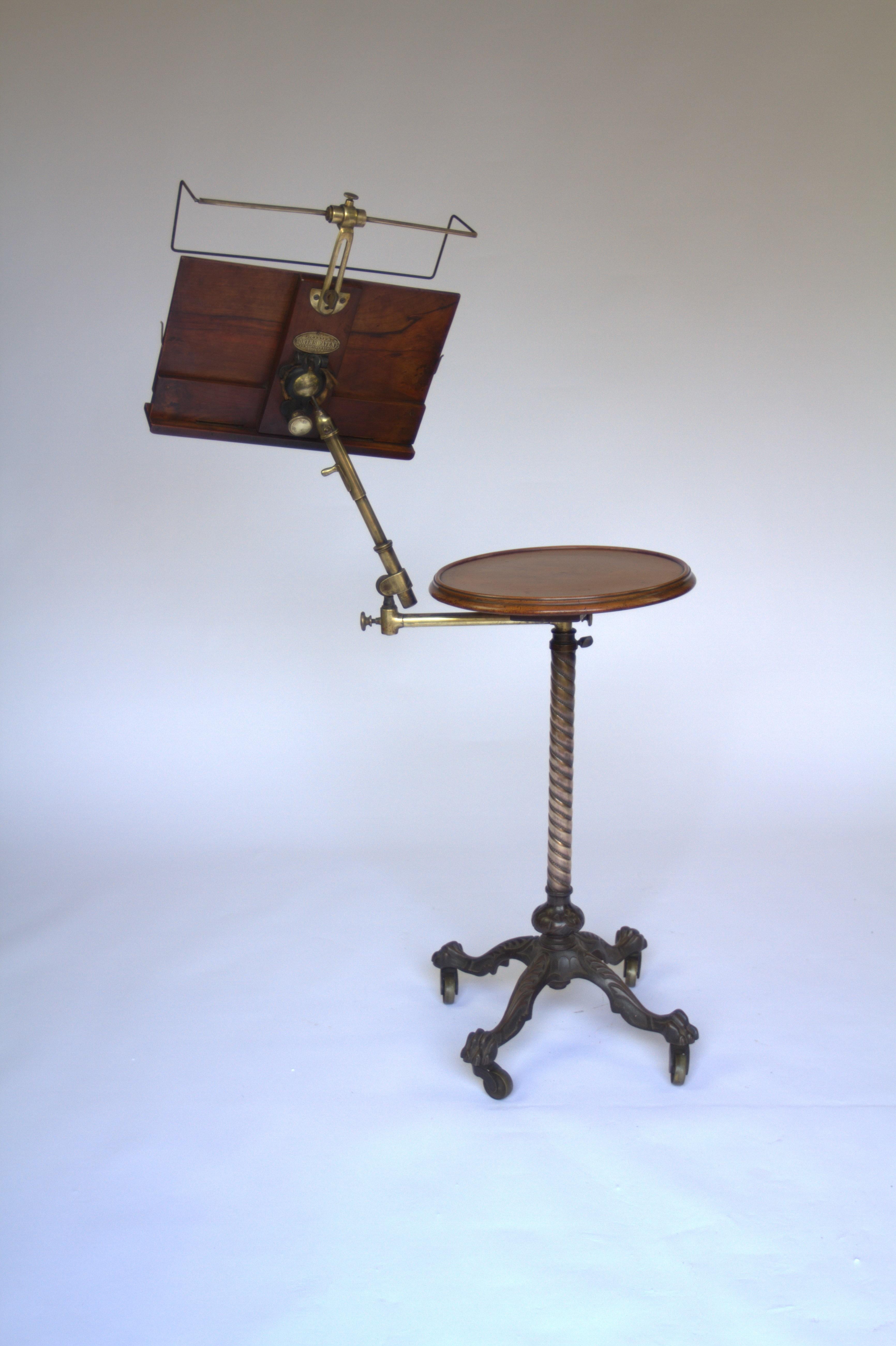 British Victorian Carters  Patent Telescopic Reading Stand