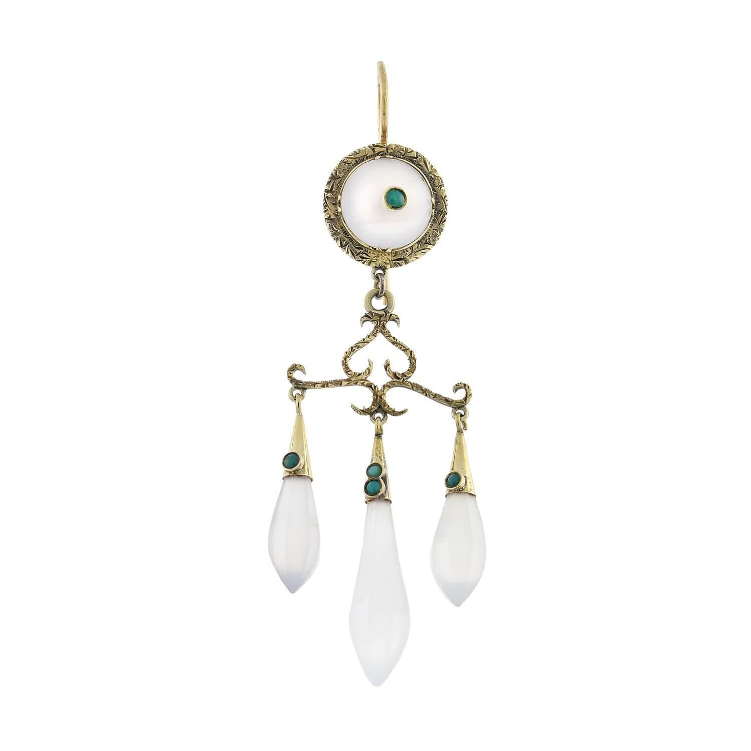 antique white chandelier