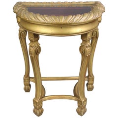 Victorian Carved Giltwood Bijouterie Cabinet