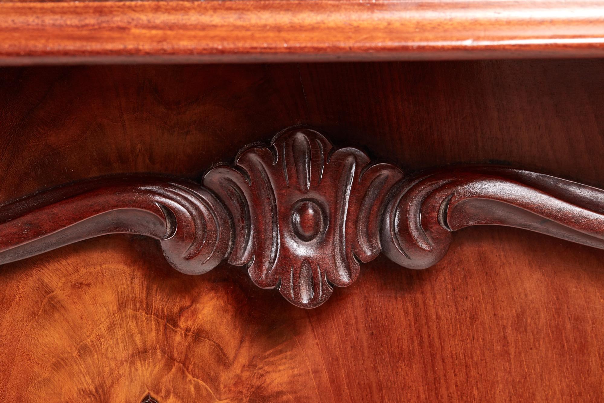 Antique Victorian Carved Mahogany Sideboard, circa 1860 For Sale 7