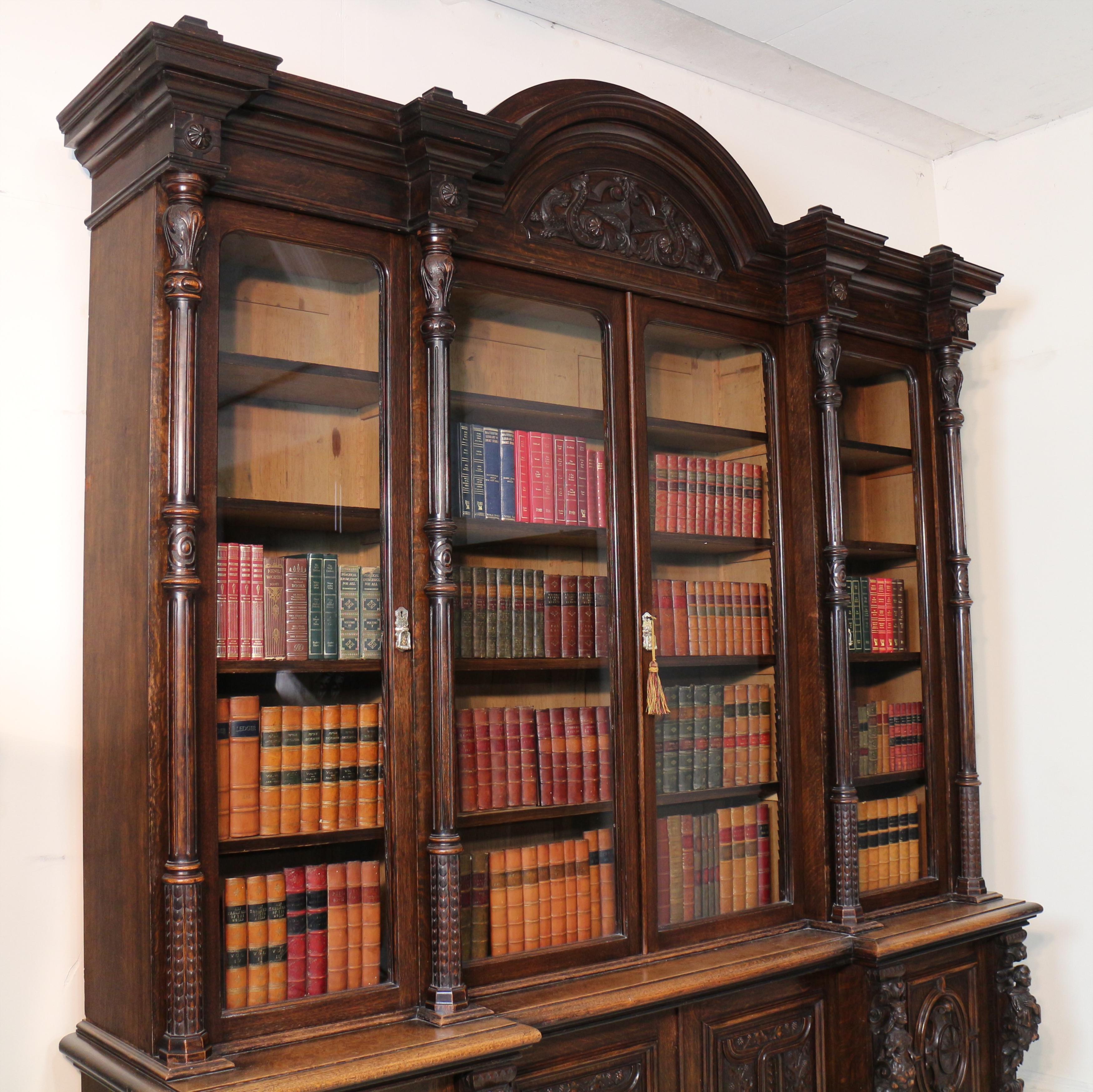 victorian bookshelf