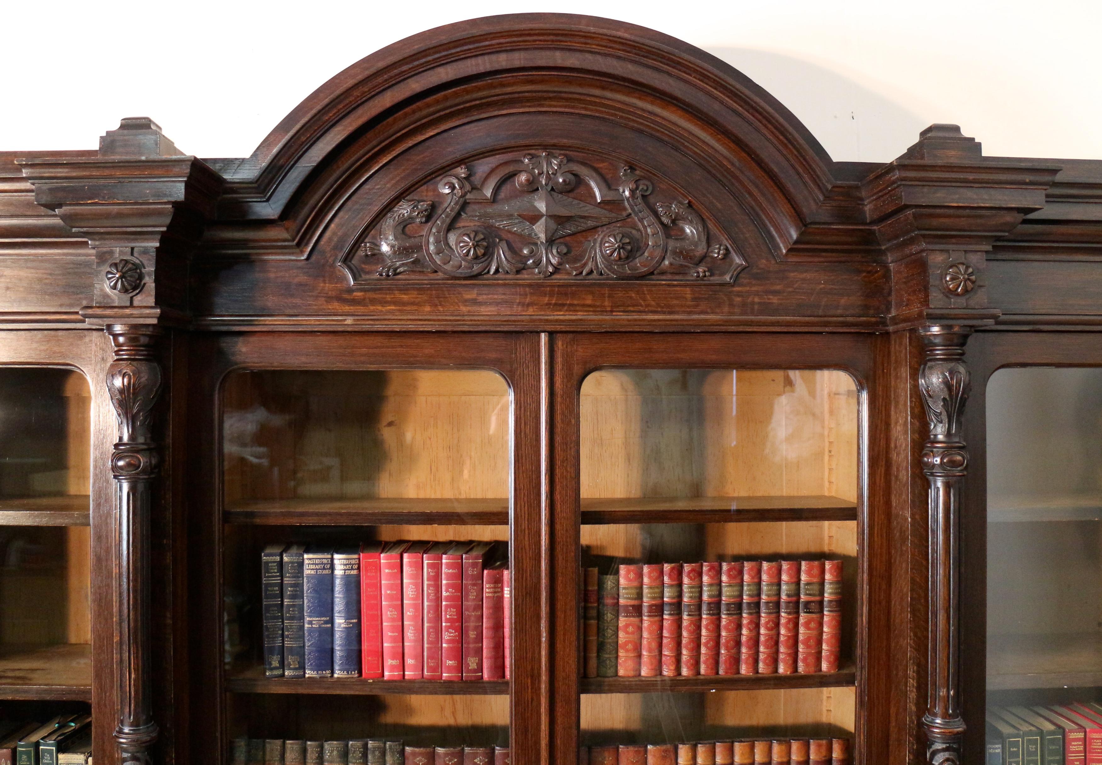 victorian bookshelves