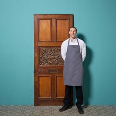 Victorian Carved Oak Front or Exterior Door