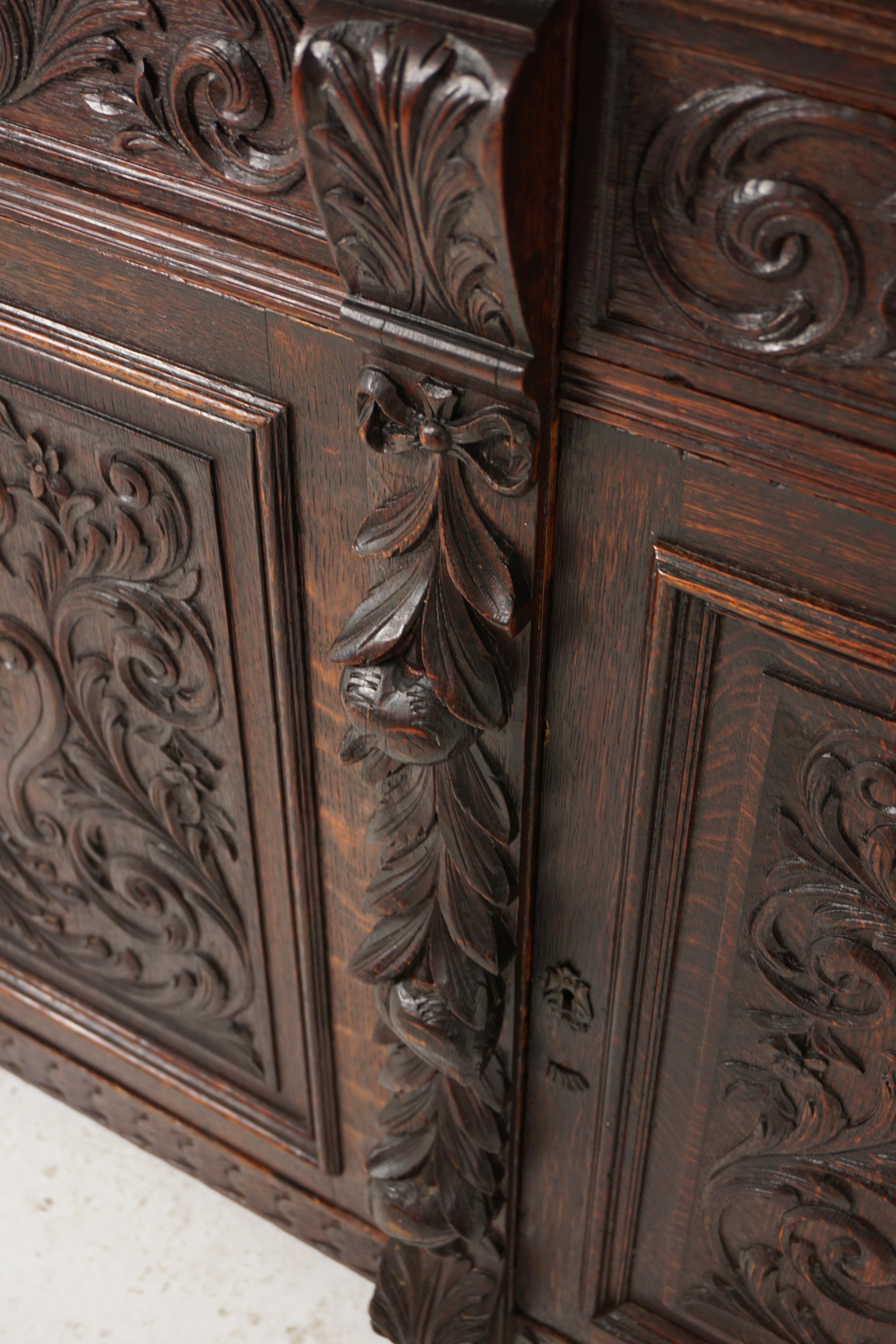 Victorian Carved Oak 