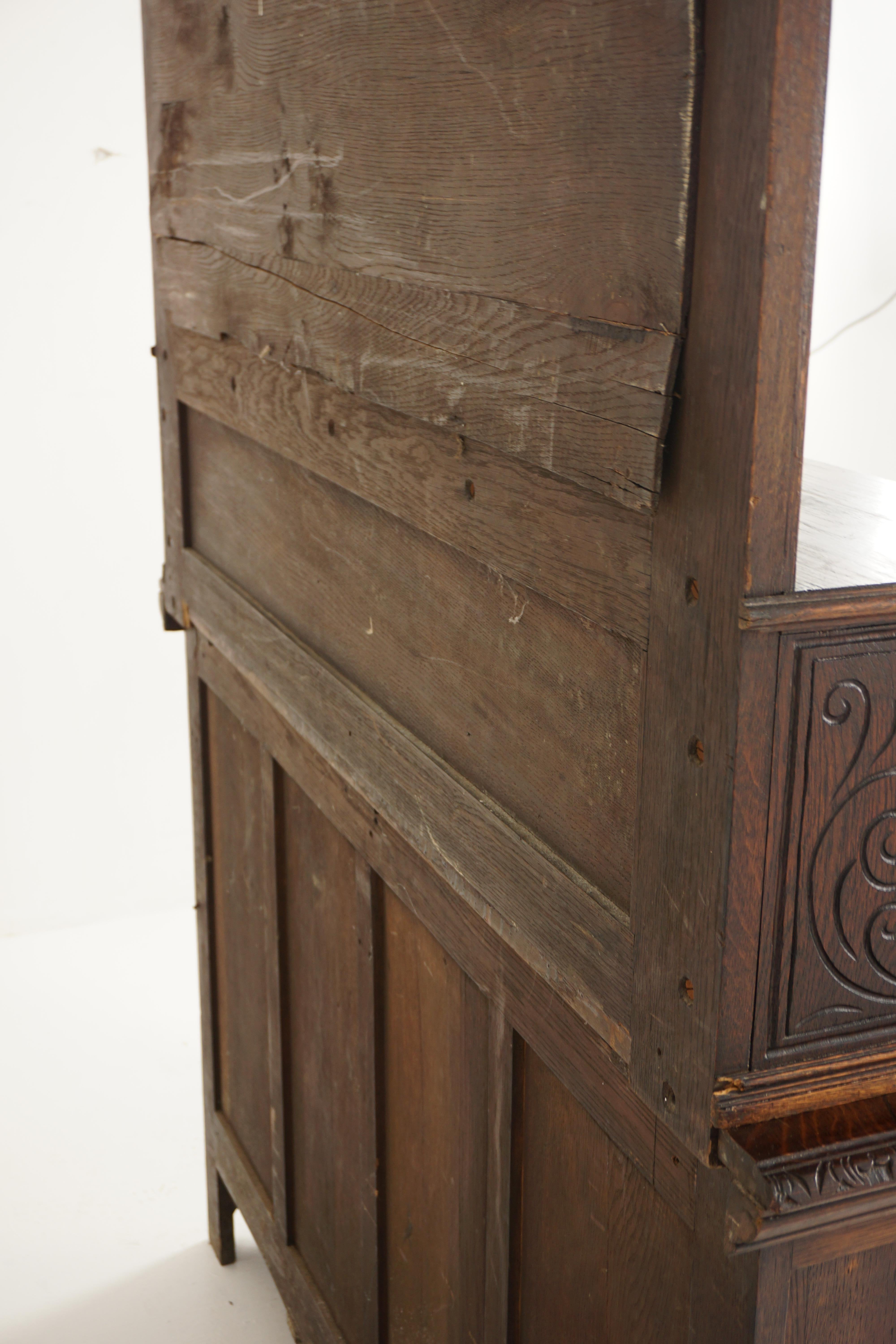 Pine Victorian Carved Oak 