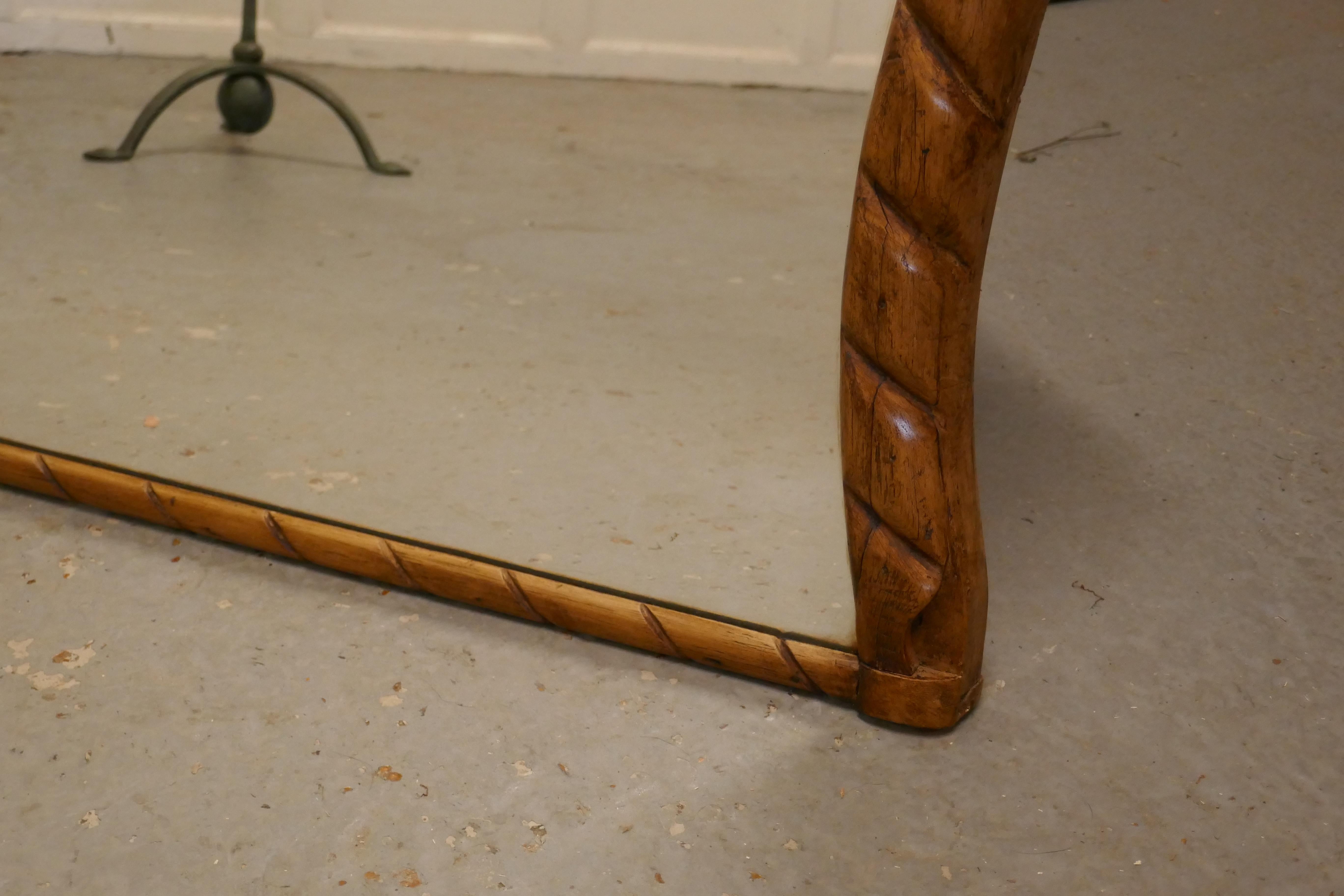 Victorian Carved Pine Overmantle Mirror 3
