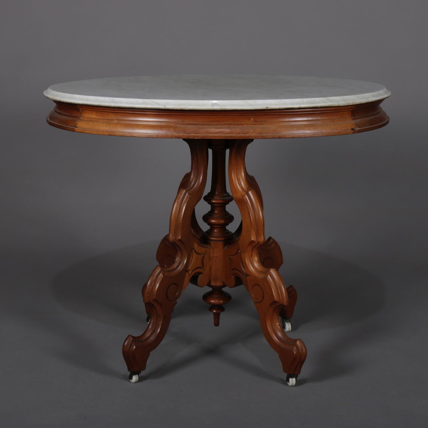 marble top victorian table