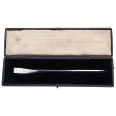 Victorian Cased Silver 'Sunderland Amateur Rowing Club' Commemorative Prize Oar