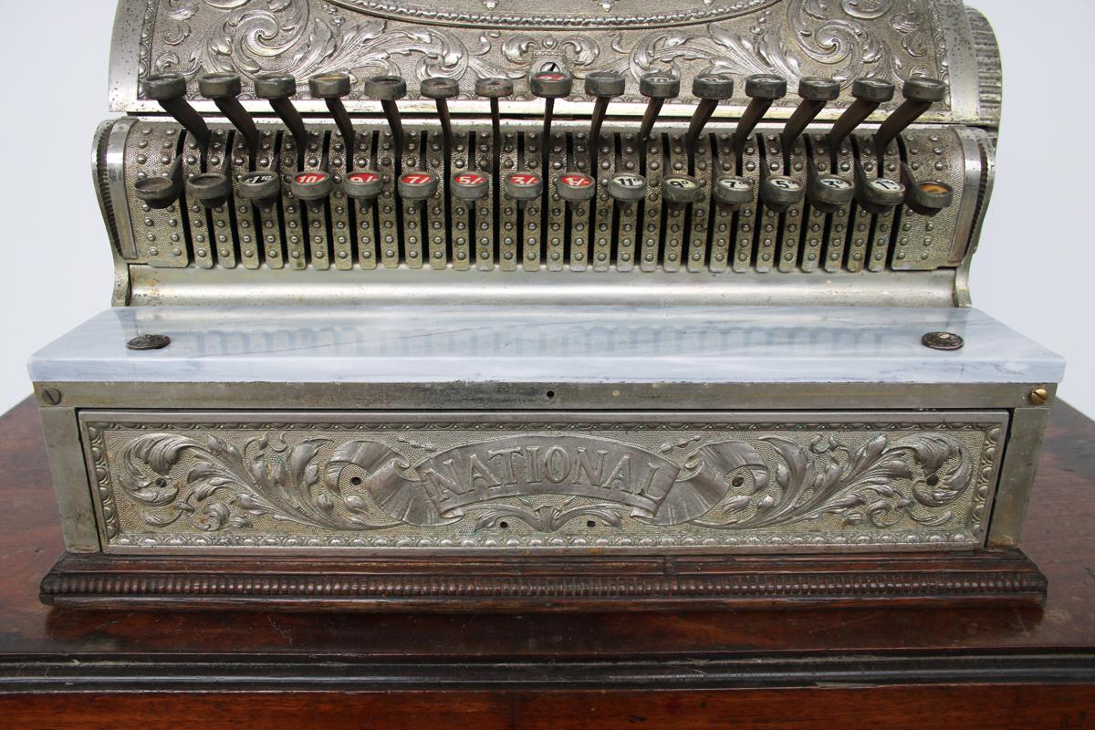 20th Century Victorian Cash Register by National Cash Register Co., Ohio, Usa
