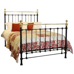 Antique Victorian Cast and Iron Bed, MK177