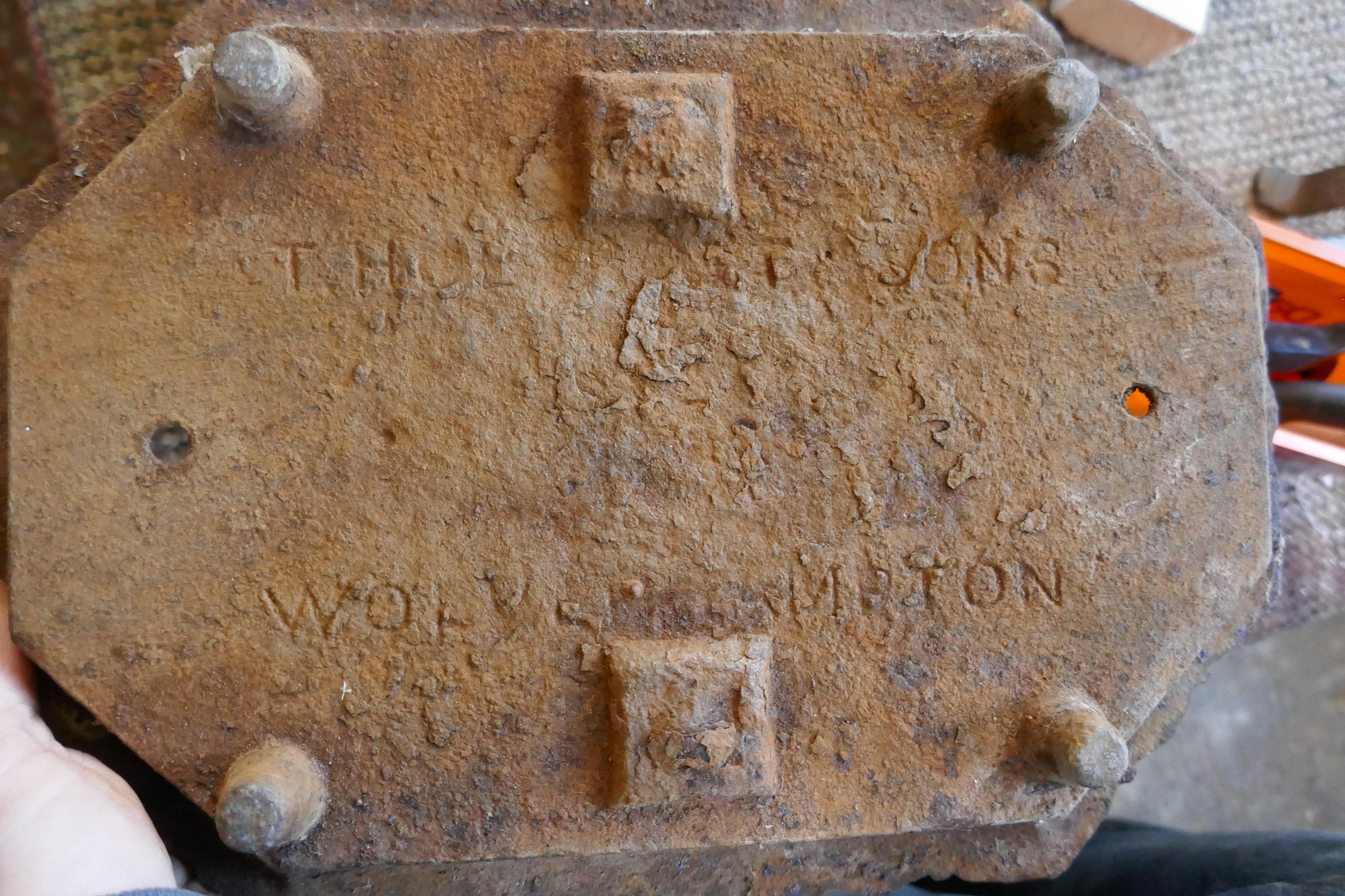 Victorian Cast Iron Boot Scraper by T Holcroft & Sons Ltd Wolverhampton 3