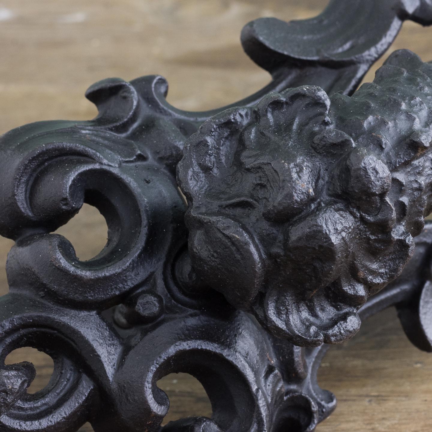 Late 19th Century Victorian Cast Iron Door Knocker