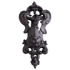 Antique Victorian Cast Iron Door Knocker